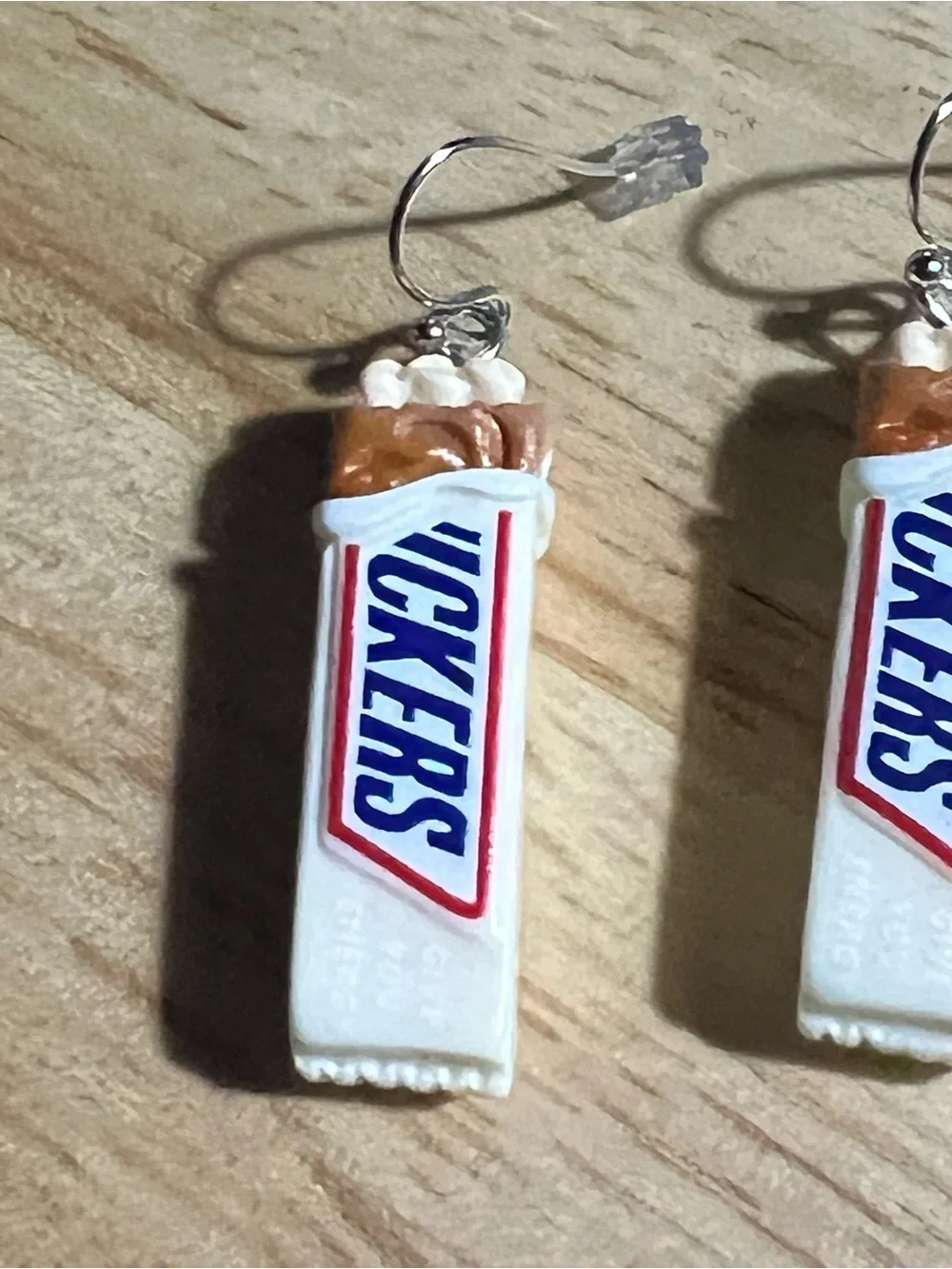 Snickers Bar Earrings Novelty dangling E218